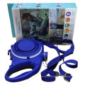 Hot Selling Retractable Dog Leashes With Water Bottle Convenient Pet Bowl Pet Supplies For Training Walking